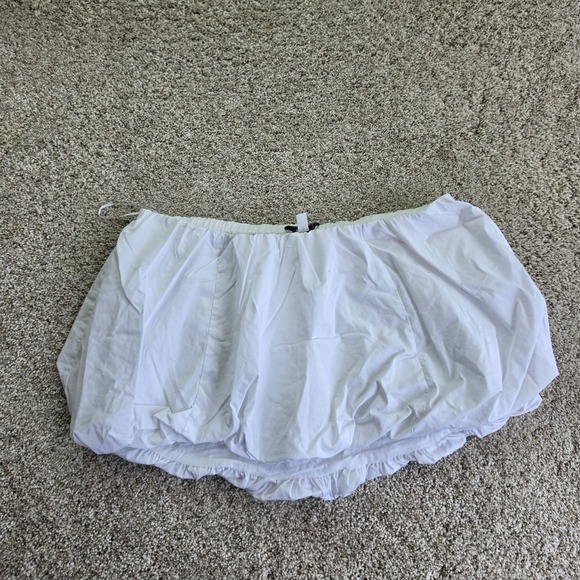 Khy Dresses & Skirts - Khy Poplin Bubble Mini Skirt Womens Small White Puffed Voluminous Kylie Jenner